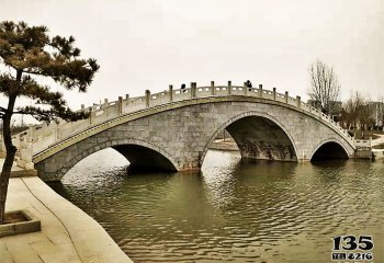 石橋雕塑-公園景觀石橋大理石欄桿