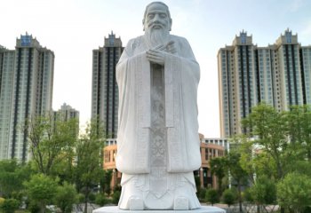 孔子雕塑-萬世師表校園孔子中國歷史名人古代著名思想家教育家雕塑