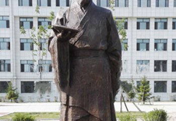 祖沖之雕塑-大學廣場古代著名數(shù)學家祖沖之銅雕像