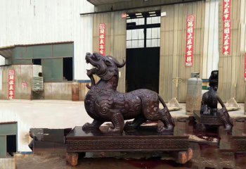 獨角獸飛馬，杰出玻璃鋼藝術品的精美代表 