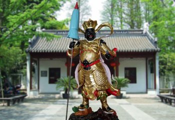 玻璃鋼彩繪四大天王-玻璃鋼彩繪四大天王寺廟佛像雕塑