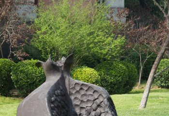 園林景觀銅雕石榴-園林公園石榴銅雕